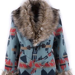 Tasha Polizzi Alpine Plains Jacket in dusty blue